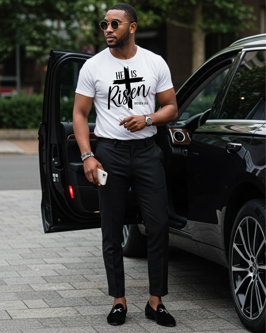 He Is Risen Tee