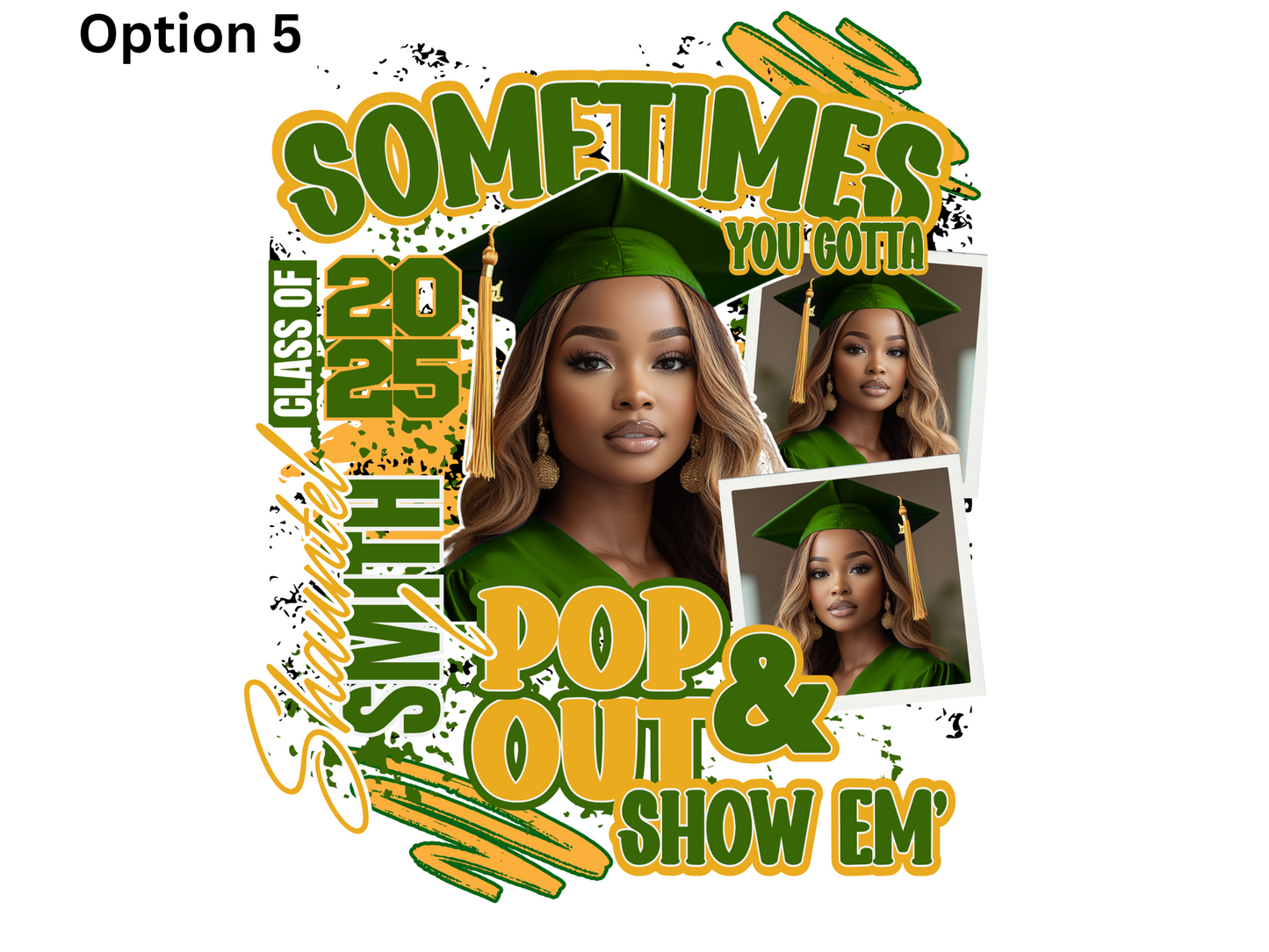 Customizable Senior 25 Graduation Shirt