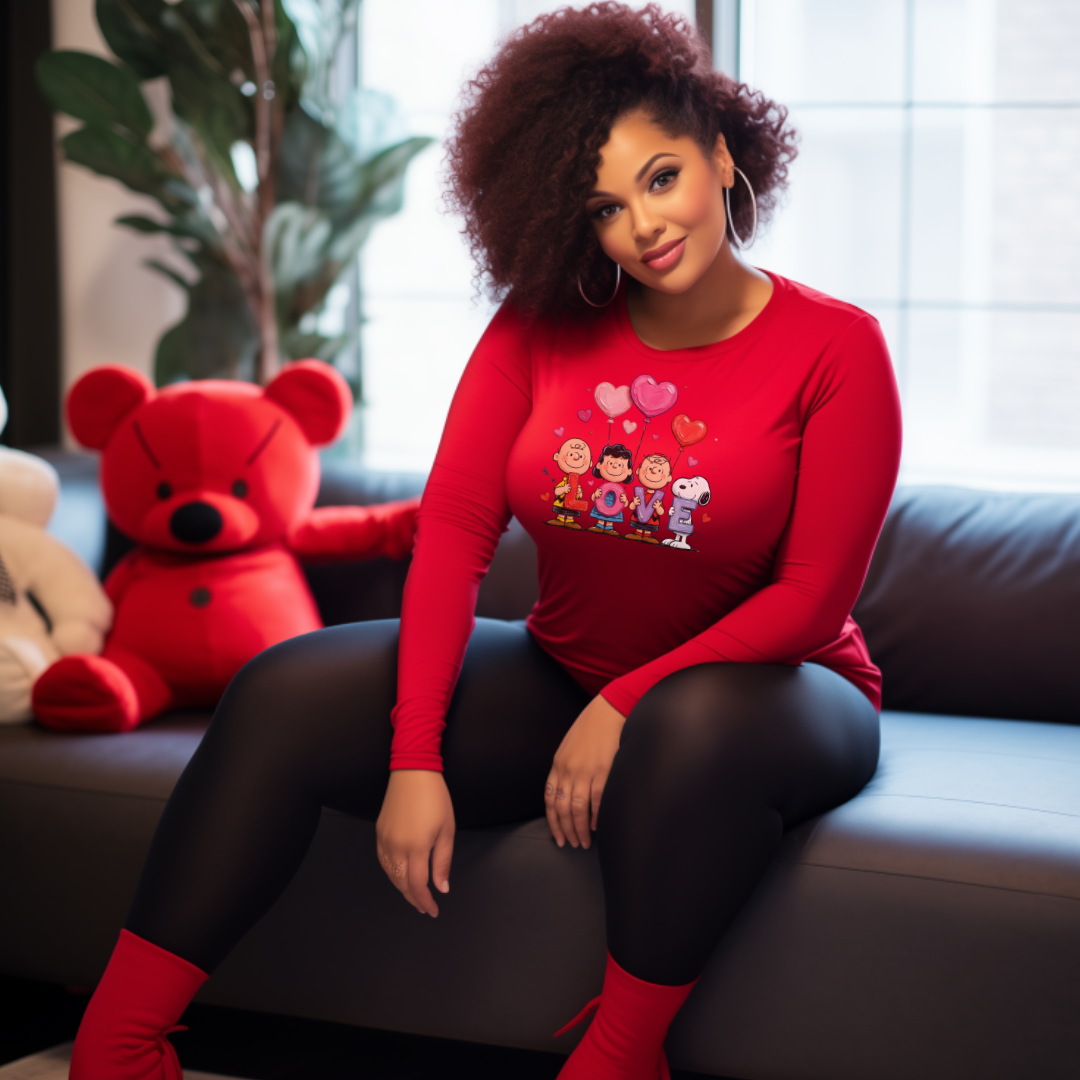 Peanuts Friends Valentine Shirt
