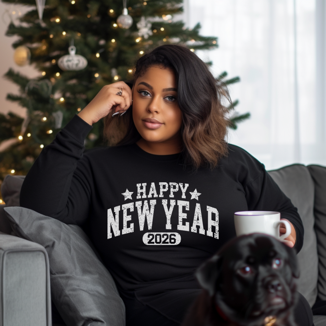 College Font Happy New Year Shirt