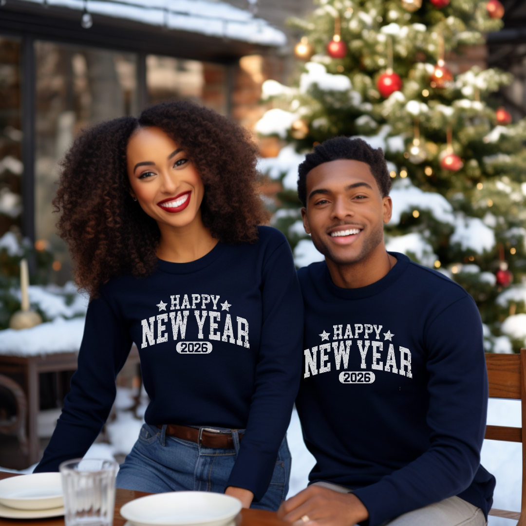 College Font Happy New Year Shirt