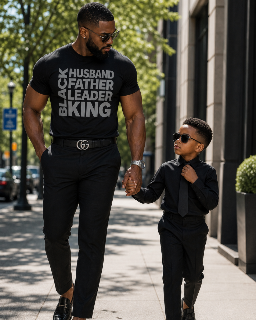 Black Husband Father Leader King